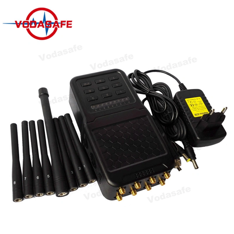 Wi-Fi 5.8GHz 5.2GHz Handheld Mobile Phone Signal Jammer with Arm Bag Handheld Portable Cell Phone Jammer