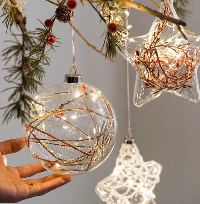 Transparent Openable Small Pit 2 Part Plastic Toy Clear Hanging Hollow Decoration Tree Ornaments 3cm 5mm 10mm 20mm Giant Christmas Puzzle Ball Gift