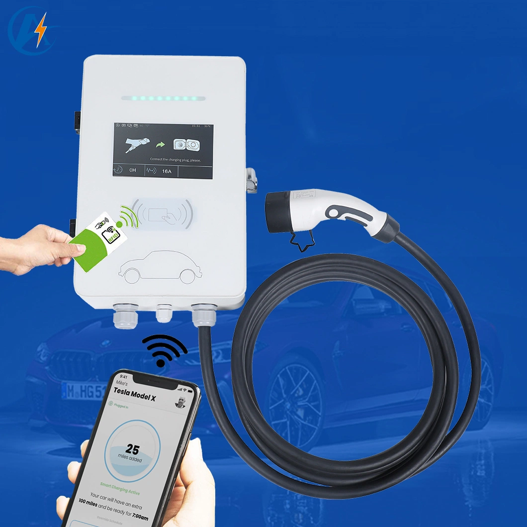 Electric Vehicle Charging Station Accessories Single Phase AC Charger Power Electric Car Battery Charger