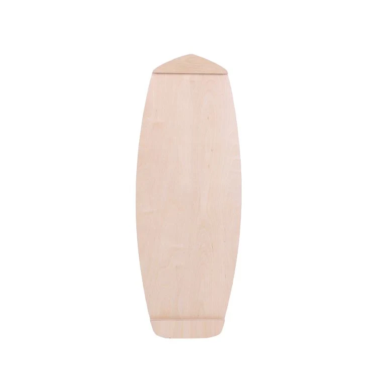 Birth Plywood Wooden Balance Board with Cork Roller for Yoga Juggle Soccer Hockey Skateboarding Leg Exercises Surfing