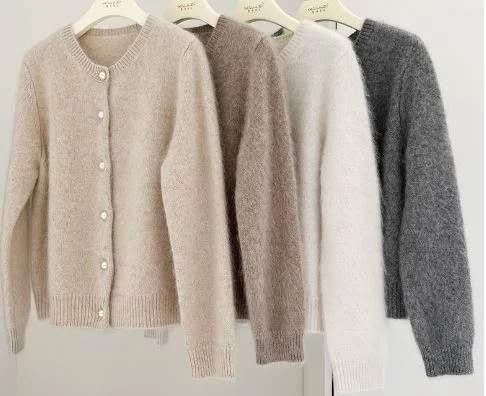 Cashmere Cardigan / Fashion Knitting Sweater