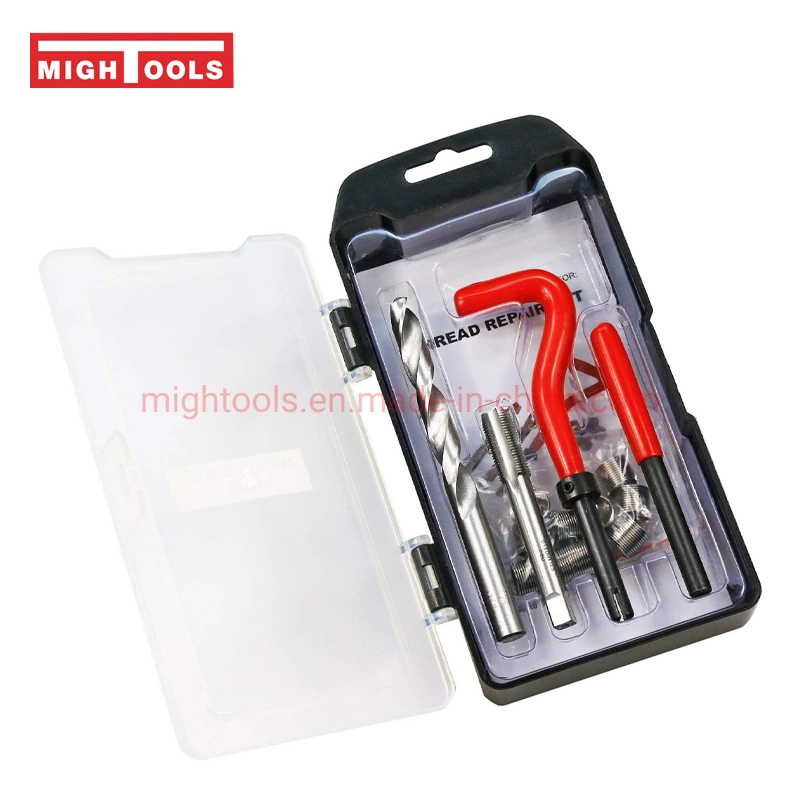 Thread Repair Kit, M10 X 1.0mm Thread Repair Insert Kit Compatible Hand Tool Set