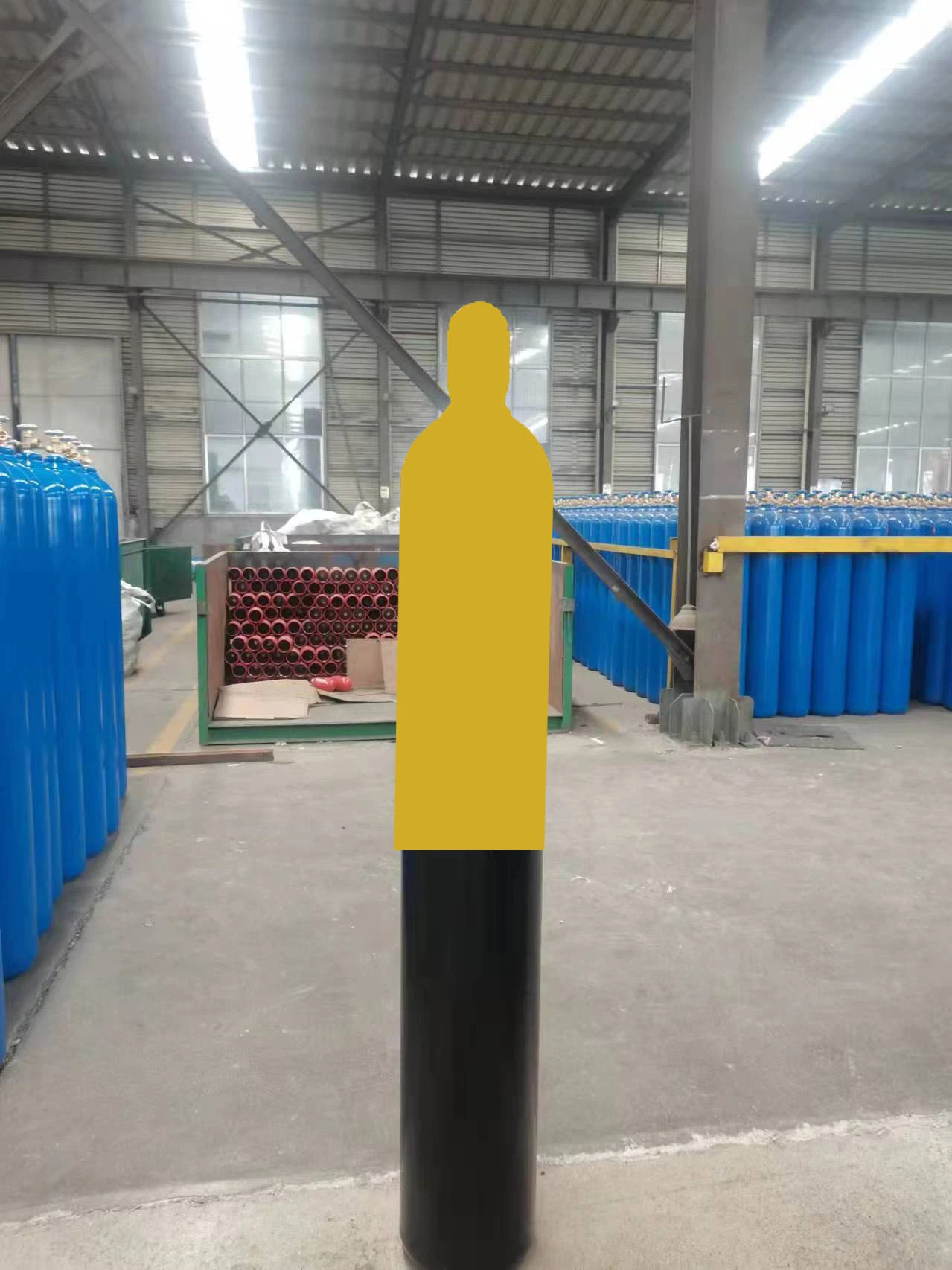 68L CO2 150bar High Pressure Vessel Seamless Steel Carbon Dioxide Gas Cylinder