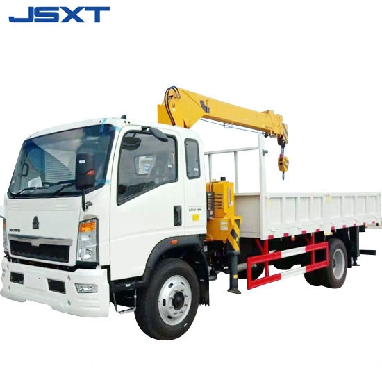 Dongfeng Foton Sinotruk 4X2 Hydraulic Leg Straight Knuckle Arm Mobile Mini Dumping 3-10tons Light Articulated Boom Loader Lorry Lifter Truck Mounted Crane