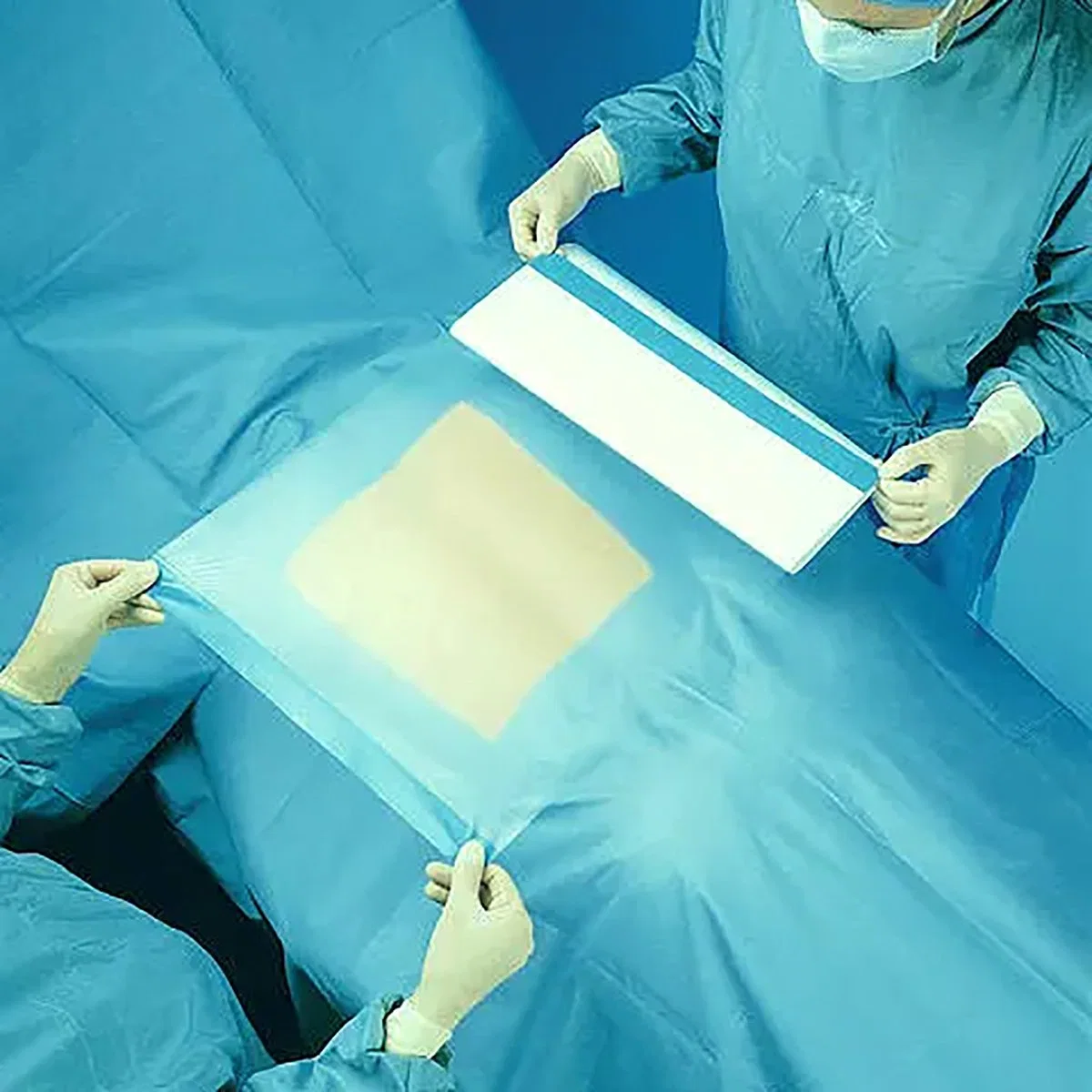 Iodine Incision Film Drape Surgical Dressing