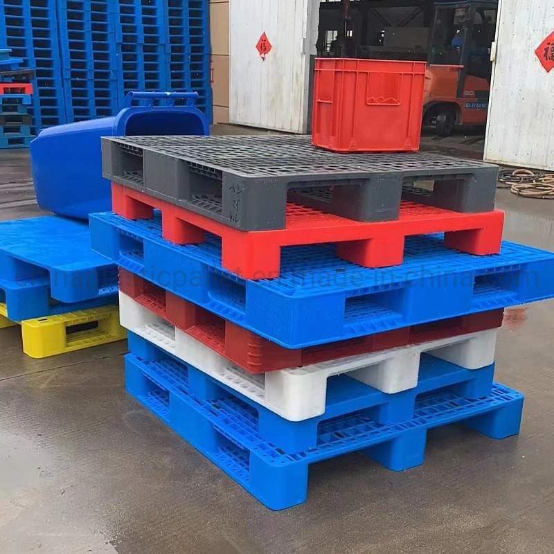 1200*1000 HDPE Racking Steel Reinforced Six Runners Heavy Duty Euro Plastic Pallet