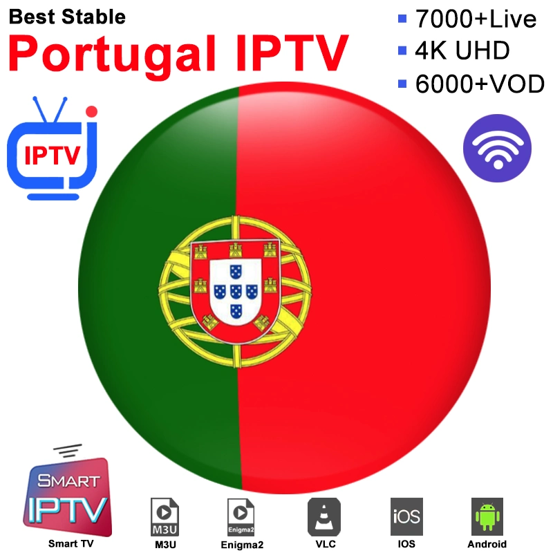 Best Portugal IPTV Server No Freeze Live&VOD Sports Football 4K HD Utrl European Germany Spain Greece Norway Arabic IPTV Smart TV Android Box M3u