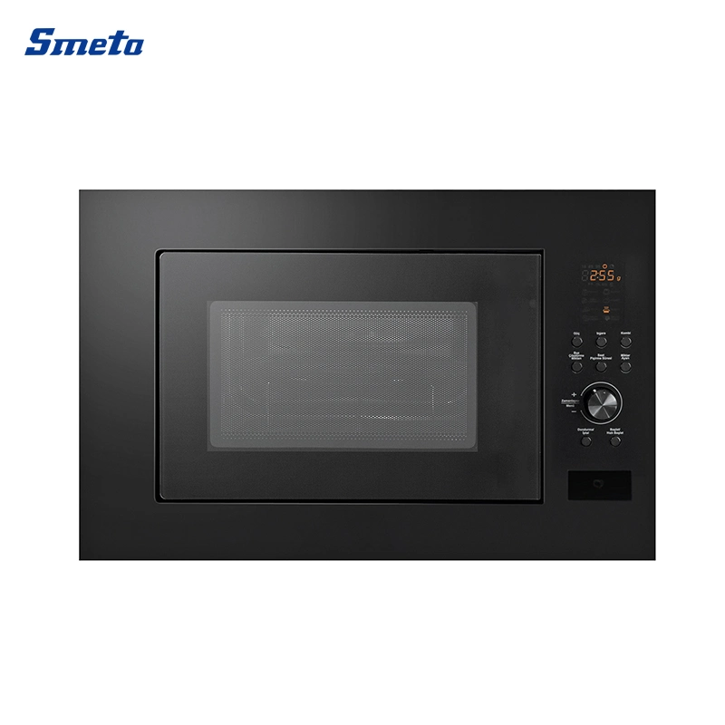 23L 900W Small Digital Type Black Built in Microwave Oven with Grill