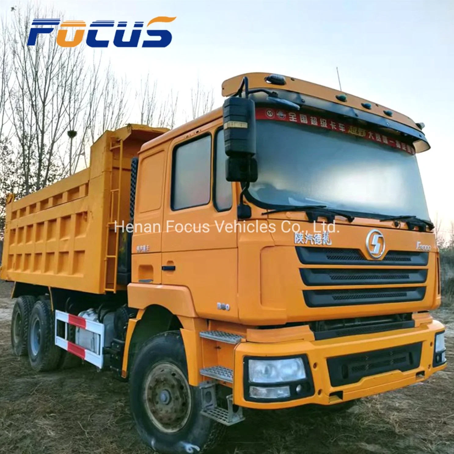 Used Construction Equipment Shacman F3000 6*4 Heavy Duty Dump Truck Tipper Truck in Stock