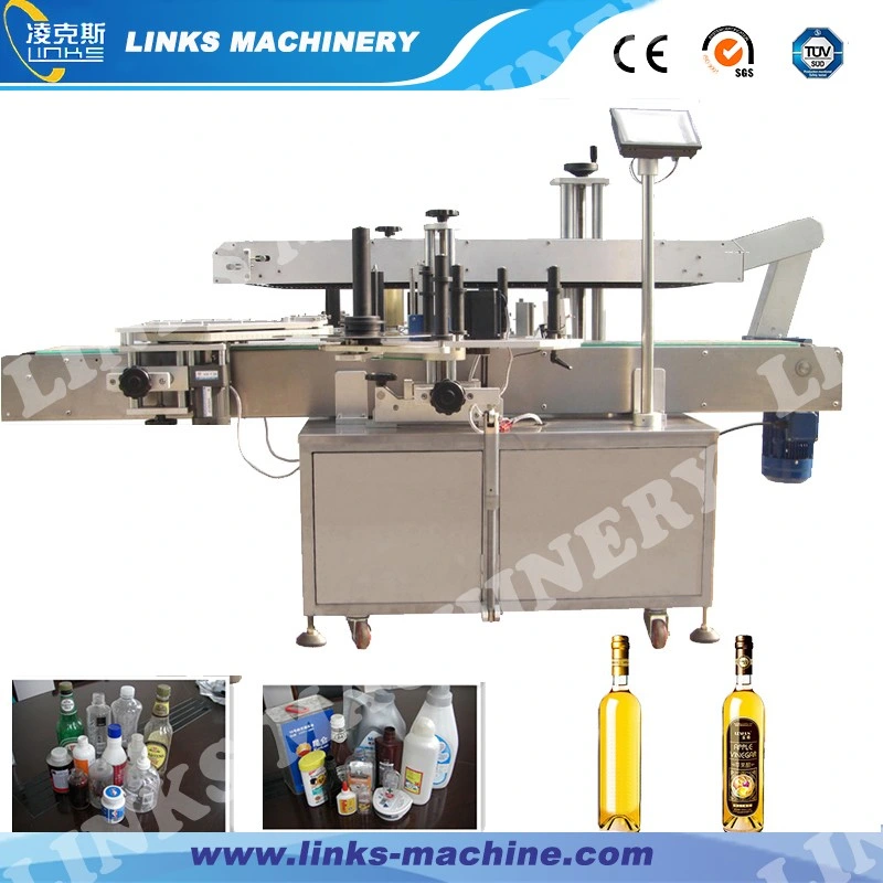 Single Side Automtic Bottle Sticker Labeling Machine