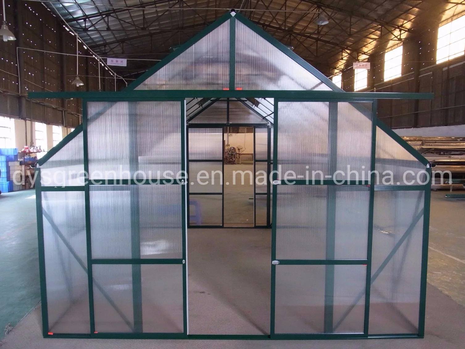 Fabric Plastic Greenhouse Big Area Garden House for Vegetable Flower Planting (RDGU0824-6mm)