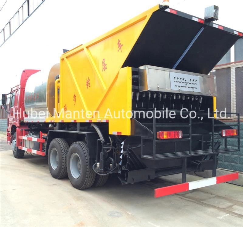 Factory Price 8X4 Intelligent Asphalt Road Tanks Gravel Synchronous Slurry Seal Chip Sealer Truck