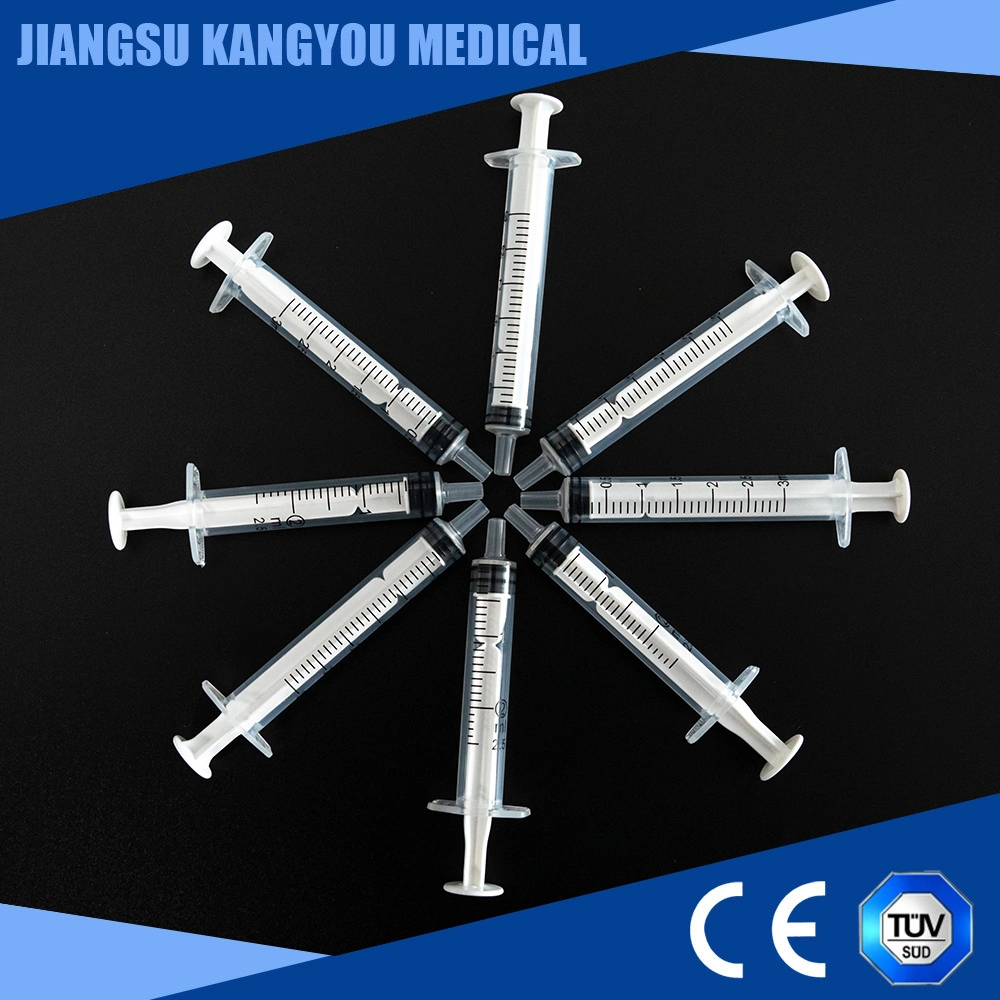 FDA Approved Injection Plastic Medical Syringe with Needls for Single Use