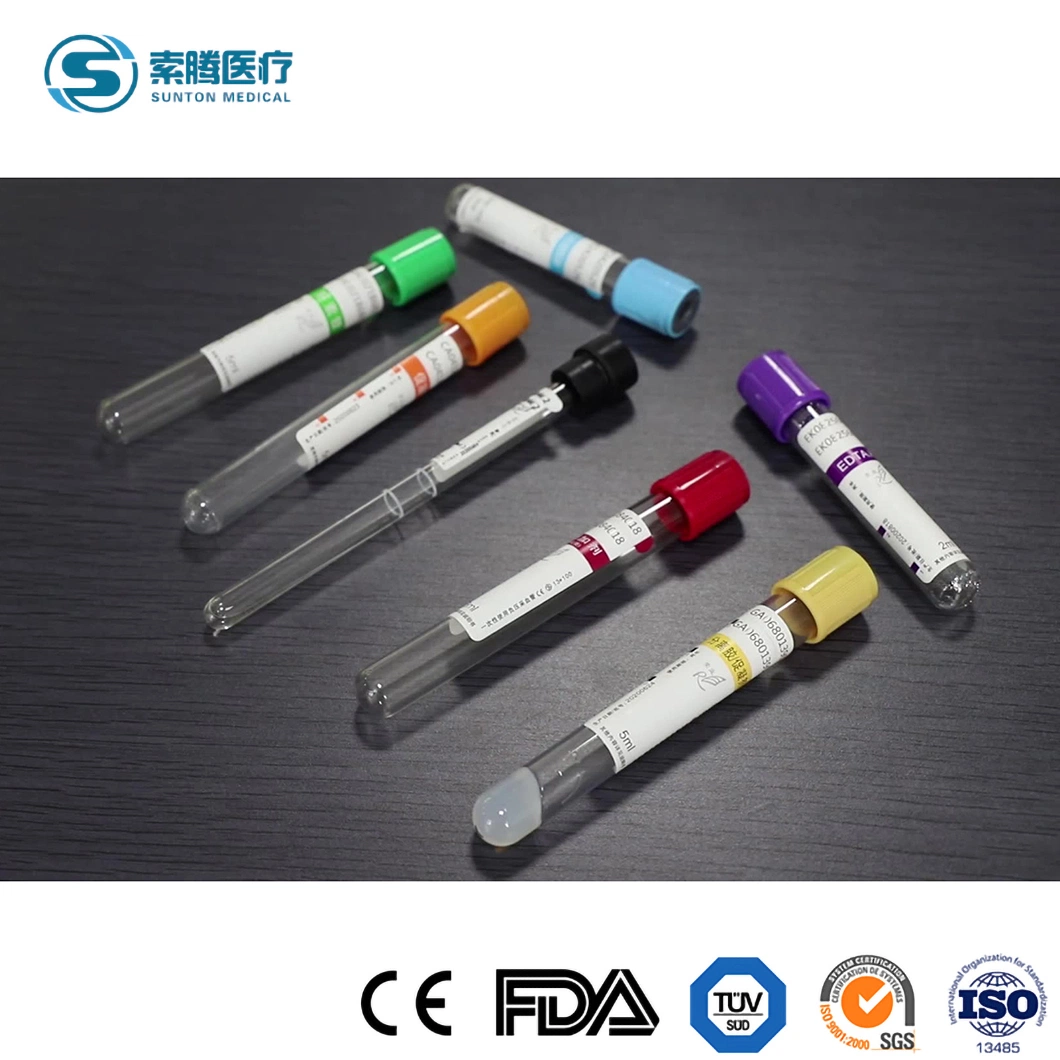 Sunton Quality Sterile Vacuum Blood Collection Tube China Surgical Vacuum Blood Collection Tube Manufacturers Cheap Price Medical Vacuum Collection Blood Tube