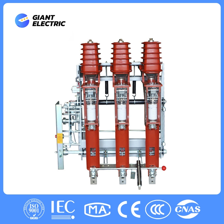 Fzn25 12kv Indoor AC High Voltage Electric Three Pole Vacuum Load Break Switch Lbs Fzn25-12D