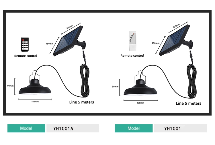 الصين مصنعين محمولة مقاومة للماء الشمسية IP65 مصباح LED معلق صيني لساحة Camping Garden