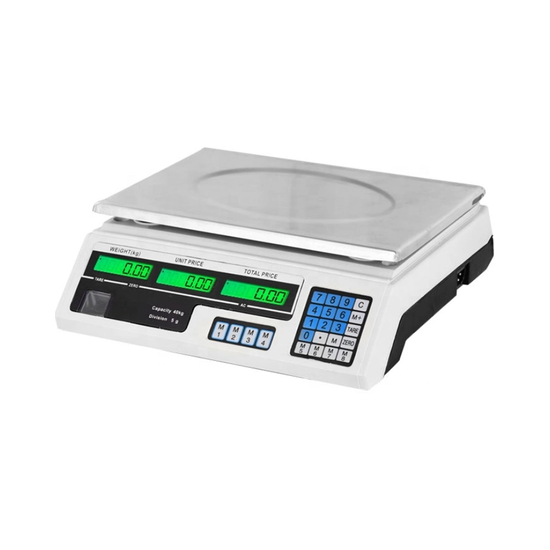 Ts-Acs 30kg 40kg Multiple Materials Cash Register Scale Digital Weighing Scales