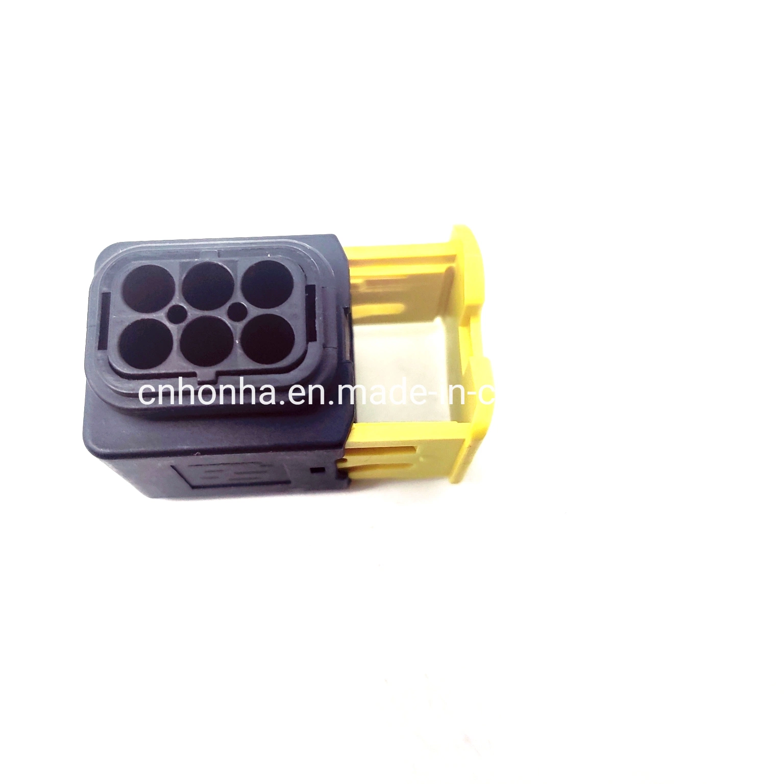 6 Pino fêmea Série 3.5 Auto Caixa de plástico preto do conector elétrico da tomada de chicote de cabos automóveis Autopeças 1-1418437-1