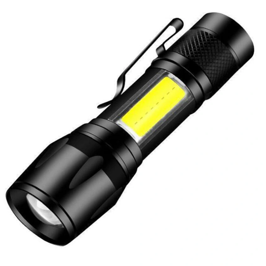 Mini Linterna LED XPE Recargable por USB de Bolsillo