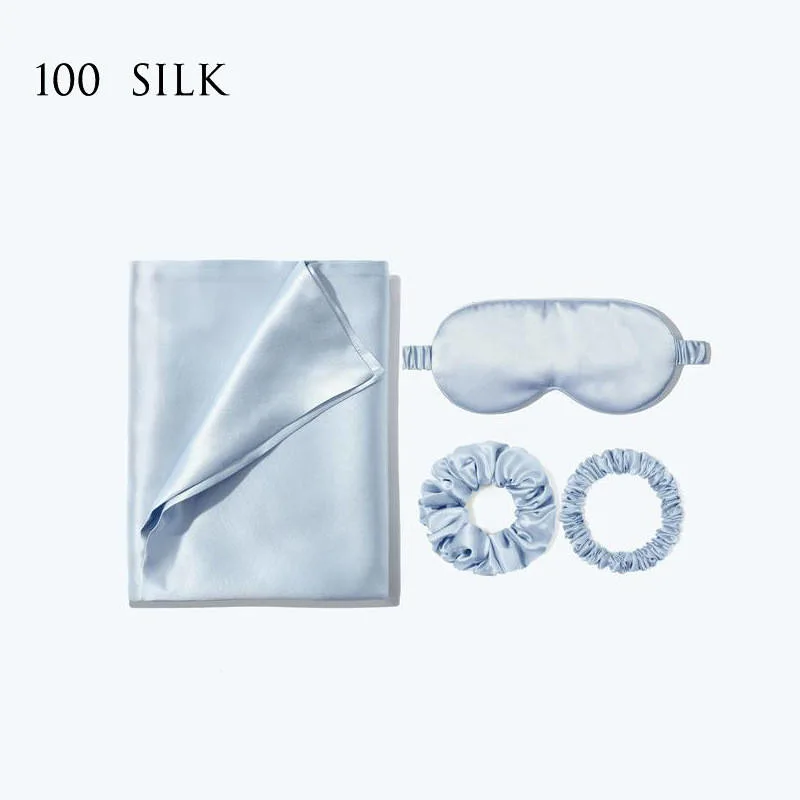 Hot Sale Pupular Breathable Silk Gift Set Box Package Silk Eye Sleepmask