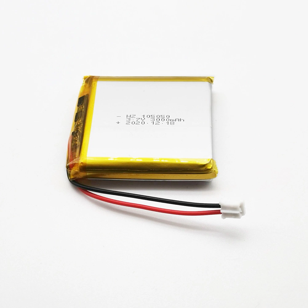 Customize Various Lipo Battery 105050 3.7V 3000mAh Polymer Lithium Battery