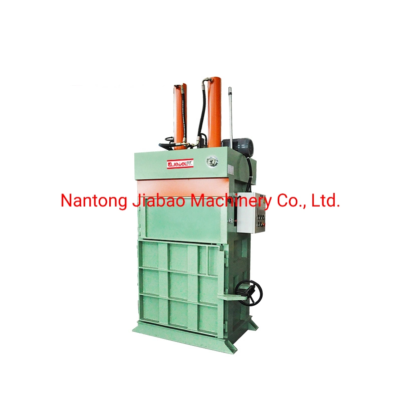 Vertical Hydraulic Plastic Foam Scrap Compactor with ISO