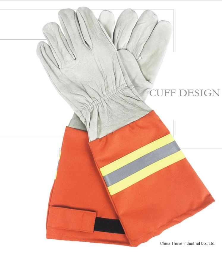 Heat-Protection Bomber Fireman Fire Man Gloves