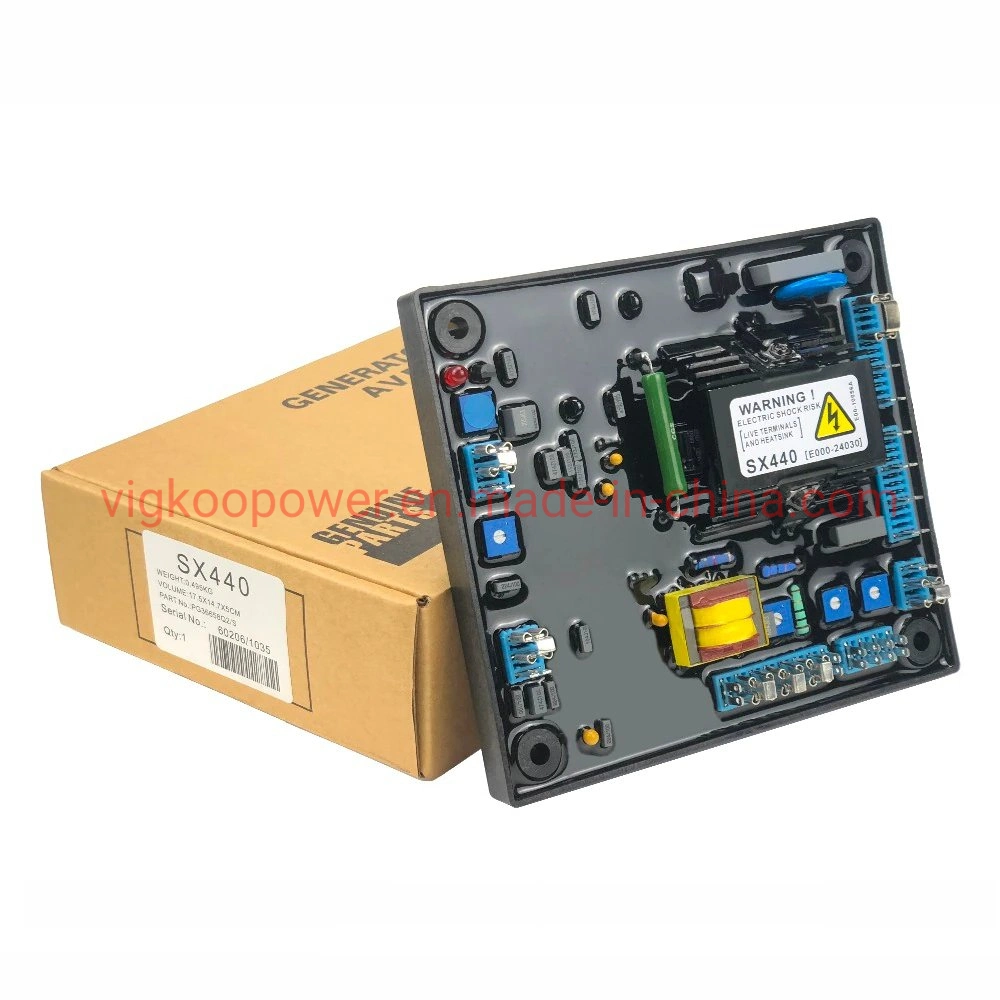 Sx440 Controlador de regulador de voltaje automático generadores generador de partes accesorios para generador sin escobillas