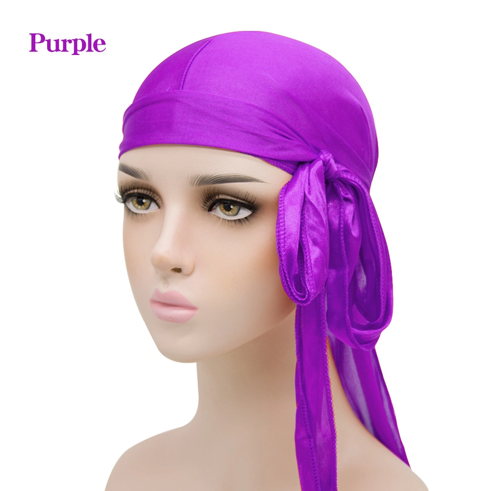 Wholesale/Supplier Durag seda negra con la calidad de gama alta.