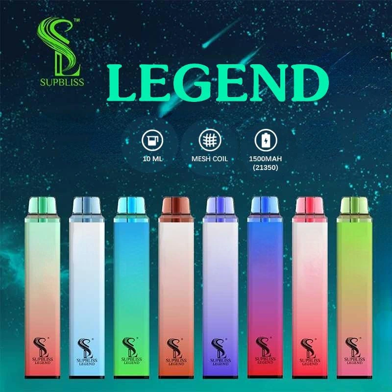 Zbood OEM ODM Randm Supbliss Legend 3800 Saudi Arabia 15ml Pi9000 Stock 8500 Zbood Isgo Electroni Disposable/Chargeable Vape