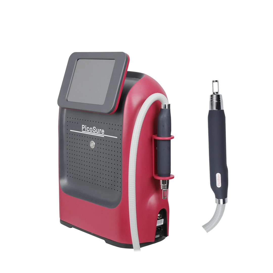 Alle Pigmentierung Entfernung Portable Pico Laser Pikosekunde Laser Tattoo Entfernung Maschine/1064 Nm 532nm 755nm