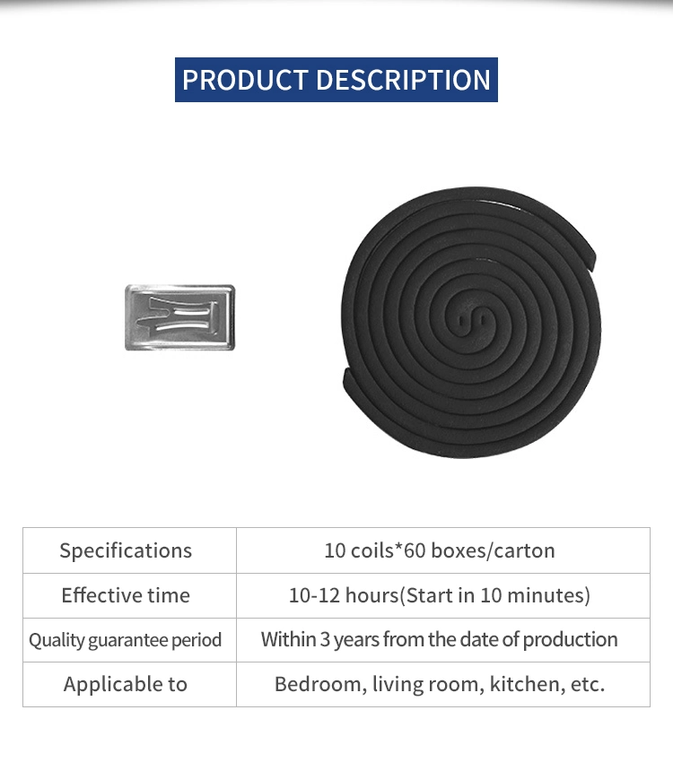 Factory Export for Africa Market Black Mosquito Repellent Coil