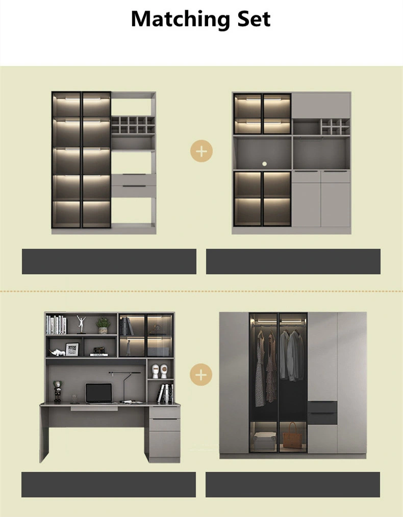 La faiblesse des prix des meubles en bois simple et moderne salle de séjour Meubles côté armoire de cuisine d'administration