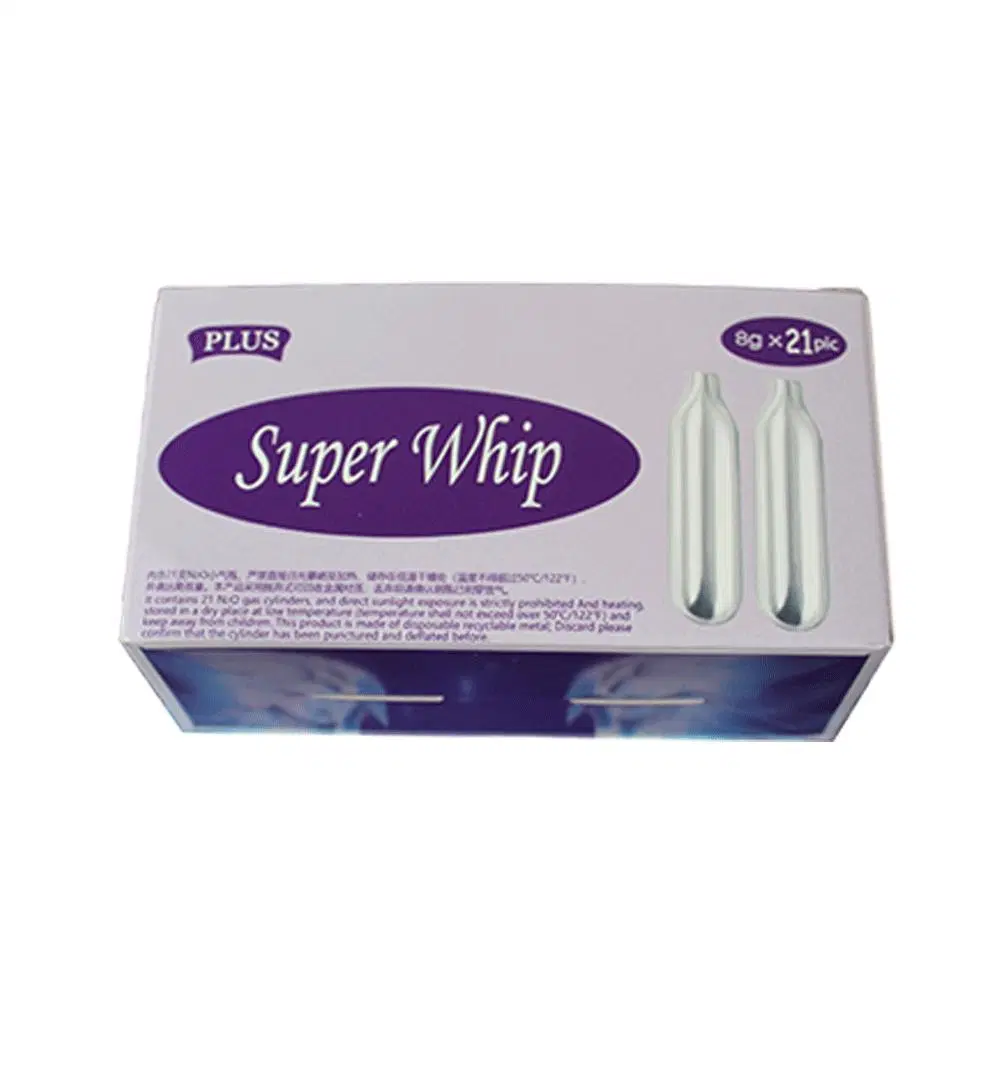 Grape Flavor Nitrogen Fast Gas N2o Wholesale/Supplier 8g Whipped Cream Charger Dispensers