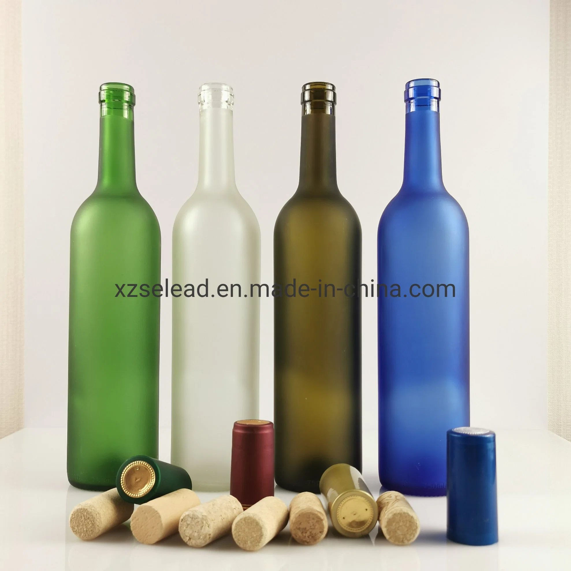 Brown Blue Olive Green 750ml Wholesale/Supplier Empty Glass Bottle for Wine