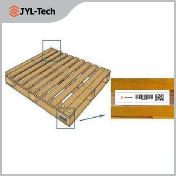 La puce et d'impression d'encodage GS1 EPC Gen2 Tag de palette RFID UHF en PVC