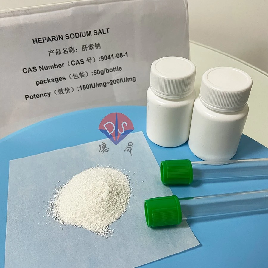 Heparina sódica CAS9041-08-1, SAL de sodio de heparina, Aditivos de tubos de recogida de sangre, sodio de heparina Ar, sodio de heparina de grado cosmético, reactivo de IVD