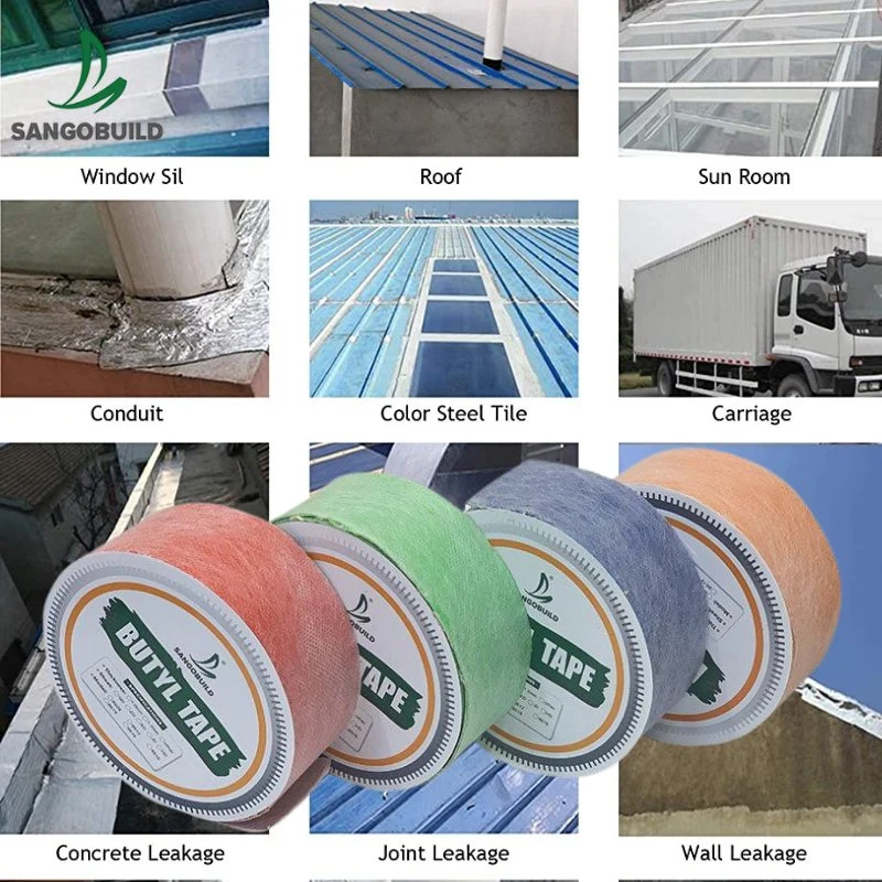 Jc/T942-2004 Butyl Waterproof Tape / Butyl Rubber Tape/Butyl Sealant Tape for Different Scenaros