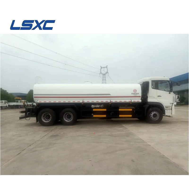 New Dongfeng 6X4 20 Cbm 10 Wheel 260 HP LHD/Rhd Spray Water Truck Sprinklers Truck for Sale