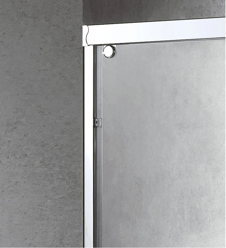 Stainless Steel Frame Double Sliding Shower Door Shower Screen for Bathroom