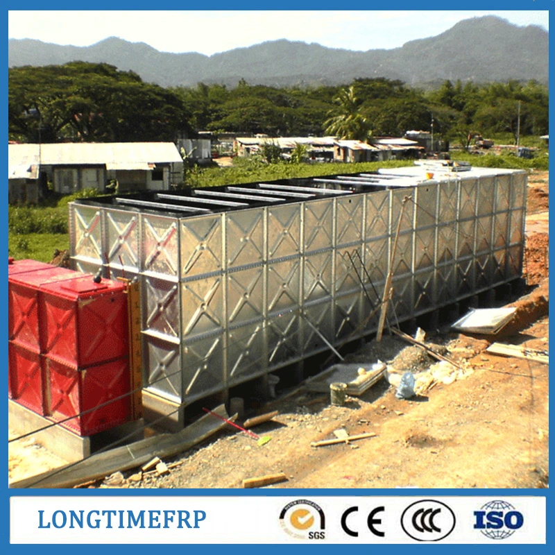 1.22*1.22m Hot Dipped Galvanized Bolted Pressed Steel Panel Water Storage Tanks