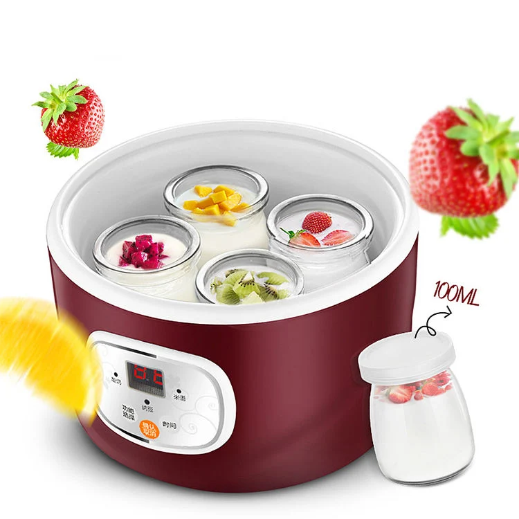 Small Home Water Cooled Milk Fried Frozen Manual Sealing Fresh Ice Cream Yogurt Making Machine