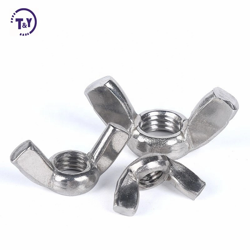 40mm X 8mm White Zinc Plated Die-Casting Wing Nut