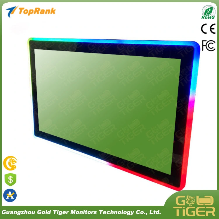 Cheap Price 24" Horizontal Full-Fit Touch LCD Panel Capacitive Open Frame Waterproof Touch Monitor LED Display Wall Mounted Touch Screen for Gaming Machine