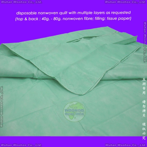 Waterproof Hospital Exam/Surgical/Medical Examination/Plastic/SMS/CPE/PVC/Tissue Paper+PE Film Table/Couch/Mattress/Bed/Disposable Nonwoven PP Pillow Cover