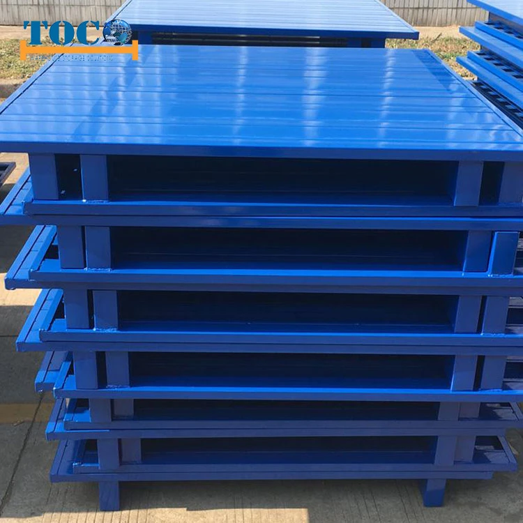 China Top Supplier Single Faced Wire Mesh Metal Pallet with Safety Edge