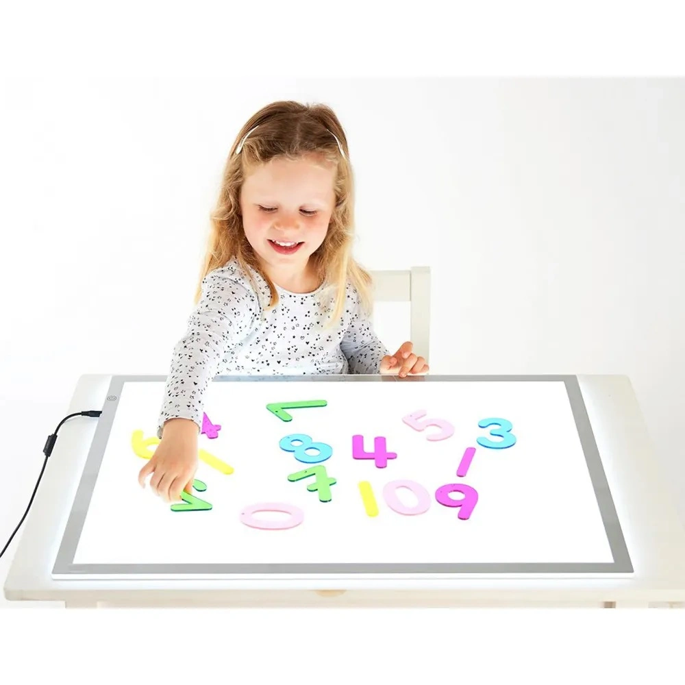 Kids Toys Regalos Juguetes cerebro LED Panel de Luz Play Drawing Almohadilla