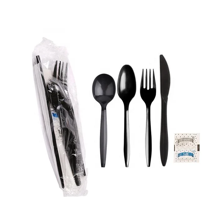 Trending Heavy Duty Disposable PS Plastic Cutlery Fork Soup & Tea Spoon Knife