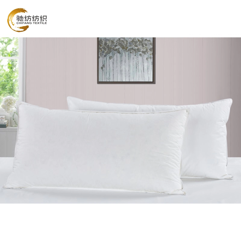 Top Quality Breathable Soft Pillow 5 Star White Hotel 100% Polyester Pillow