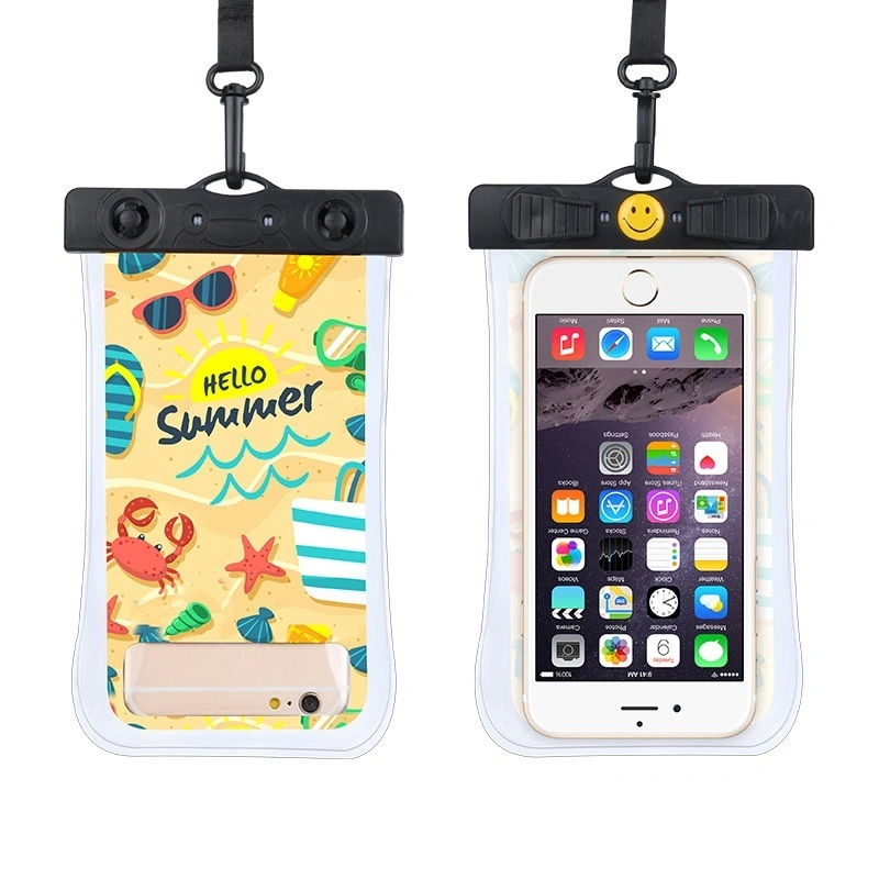 Underwater Universal Waterproof Dry Pouch Mobile Cell Phone Sealed Touchscreen Bag/Case PVC Water Sports Use
